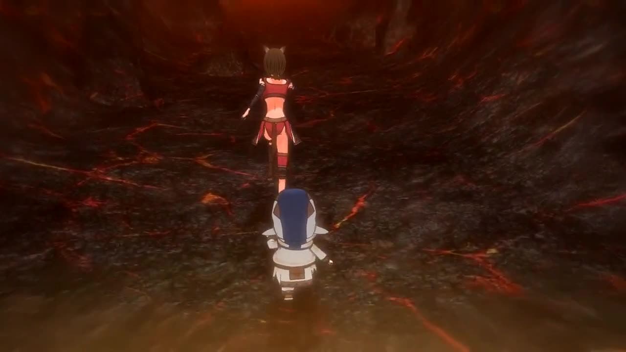 A hentai girl gets a fuck from a small guy
