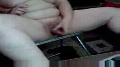 A big dildo to masturbate with on webcam