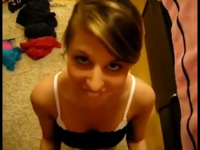She enjoys sucking his dick in every position