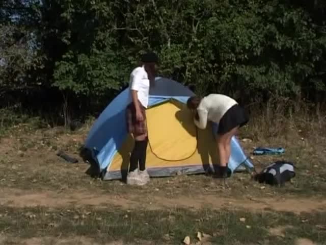 Teens in camping only want to have sex
