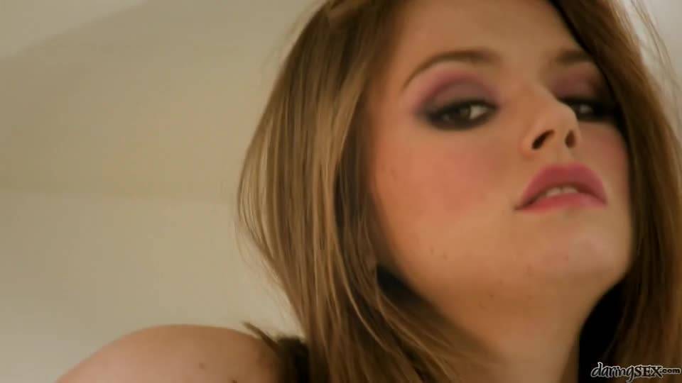 Tori Black looks at you while sucking penis