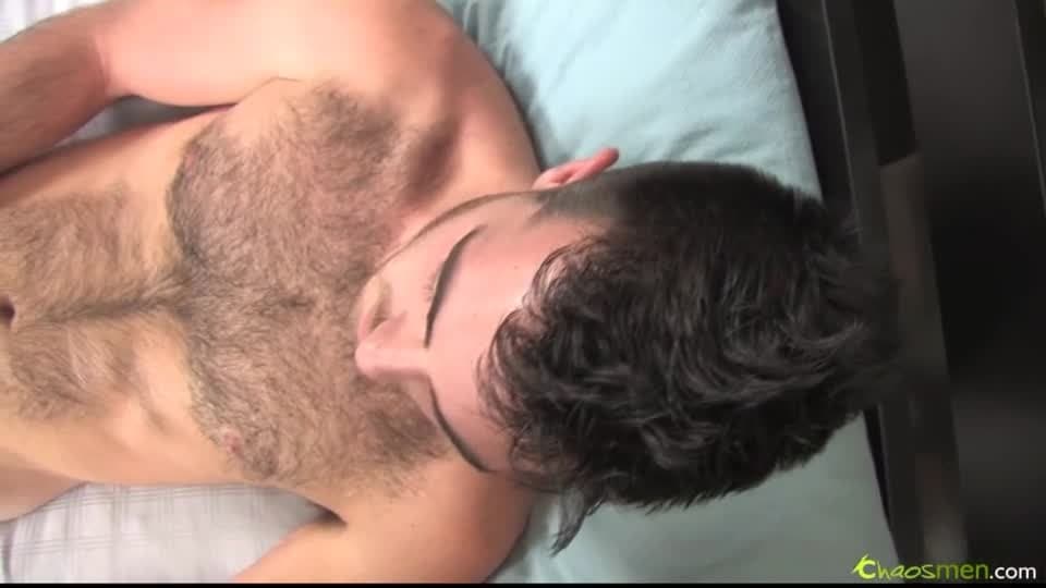 Colton masturbates alone in bed